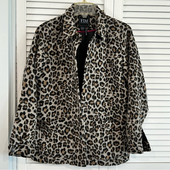 NWOT French Dressing Lightweight Leopard Print Jacket - Picture 11 of 16